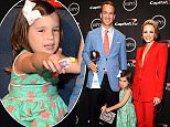 LOS ANGELES, CA - JULY 15:  (L-R) Actor Kiefer Sutherland, NFL player Peyton Manning with his daughter Mosley Thompson Manning and actress Rachel McAdams attend The 2015 ESPYS at Microsoft Theater on July 15, 2015 in Los Angeles, California.  (Photo by Kevin Mazur/WireImage)