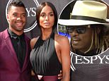 OIC - FEATUREFLASH.COM - Russell Wilson and Ciara at the 2015 ESPYS Awards at the Microsoft Theatre Los Angeles 15th July 2015\nPhoto Paul Smith/FeatureFlash/OIC\nCall OIC 0203 174 1069 for fees and usages or contact@oicphotos.com
