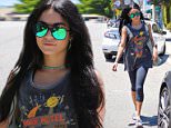 Studio City, CA - Actress Vanessa Hudgens sports a new look as she is spotted with longer raven tresses while out in Studio City. Vanessa has said in prior interviews that she loves to change up her hair according to the seasons and loves hair extensions. The actress, who rocked a short bob, went for mega extensions without the transitional length. \n AKM-GSI July 17, 2015\n \n To License These Photos, Please Contact :\n \n Steve Ginsburg\n (310) 505-8447\n (323) 423-9397\n steve@akmgsi.com\n sales@akmgsi.com\n \n or\n \n Maria Buda\n (917) 242-1505\n mbuda@akmgsi.com\n ginsburgspalyinc@gmail.com