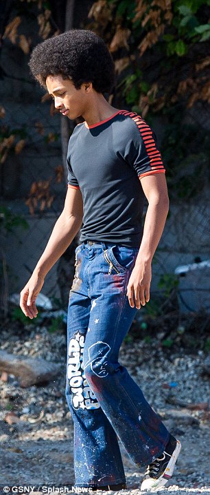 Following in his father's footsteps: Jaden has previously starred with his famous dad in The Pursuit of Happyness in 2006 and Box Office flop After Earth in 2013