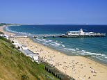 Bournemouth?s beautiful beach and pier