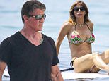 Picture Shows: Sylvester Stallone, Scarlet Stallone  July 17, 2015\n \n 'Expendables' star Sylvester Stallone and his family enjoy another day aboard a yacht in Eze, France. The family soaked up the sun after celebrating Sly's 69th birthday in Venice recently. (His birthday is on July 6.) Sylvester is enjoying a bit of down time before heading back to an action movie where he's rumored to be making a Rambo 5.\n \n Non-Exclusive\n UK RIGHTS ONLY\n \n Pictures by : FameFlynet UK © 2015\n Tel : +44 (0)20 3551 5049\n Email : info@fameflynet.uk.com