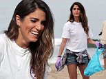 140252, Nikki Reed does her part and leads a trash pick up in Santa Monica. Los Angeles, California - Saturday July 18, 2015. Photograph: KVS, © PacificCoastNews. Los Angeles Office: +1 310.822.0419 sales@pacificcoastnews.com FEE MUST BE AGREED PRIOR TO USAGE
