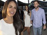 'Fast & The Furious' star, Jordana Brewster with a large piece of plaster on her leg arrived at 'Craigs' restaurant with her husband Andrew Form in West Hollywood, CA\n\nPictured: Jordana Brewster,  Andrew Form\nRef: SPL1082039  180715  \nPicture by: SPW / Splash News\n\nSplash News and Pictures\nLos Angeles: 310-821-2666\nNew York: 212-619-2666\nLondon: 870-934-2666\nphotodesk@splashnews.com\n