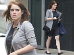 Princess Eugenie Skips to work as she arrives at the London offices of Hauser & Wirth. located in Zurich, London and New York. The gallery represents emerging and established contemporary artists...Tel: 07515 876520..© Kelvin Bruce