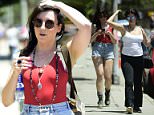 Splash News and Pictures\nEXCLUSIVE: Pixie Geldof and Daisy Lowe sweat it out with friends after a morning hike at runyon canyon in Los Angeles.\n(Picture Taken: 11/07/2015)\n-----------------------------------\nFor further sales information please contact our sales teams at sales@splashnews.com