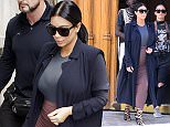 July 21, 2015: Kim Kardashian seen leaving Alexandre Vauthier's office, Paris, France.\nMandatory Credit: INFphoto.com Ref.: inffr-01/199226