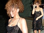 NON EXCLUSIVE PICTURE: MATRIXPICTURES.CO.UK
PLEASE CREDIT ALL USES
UK RIGHTS ONLY
Barbadian singer Rihanna is pictured leaving the 10AK Southampton Club in The Hamptons, New York.
The 27-year-old wears a sheer see-through dress, exposing her breasts.
JULY 19th 2015
REF: SND 152258