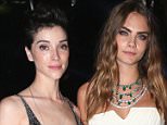 CAP D'ANTIBES, FRANCE - MAY 19:  Annie Clark and Cara Delevigne attend the De Grisogono party during the 68th annual Cannes Film Festival on May 19, 2015 in Cap d'Antibes, France.  (Photo by Gisela Schober/Getty Images)