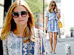 07/20/15 NYC - Olivia Palermo in Brooklyn, New York City chatting away on her phone while walking her pooch, a very happy Mr. Butler on Monday July 20th, 2015. Photo Credit: Luis Yllanes / Splash News\n\nPictured: Olivia Palermo\nRef: SPL1079079  200715  \nPicture by: Luis Yllanes / Splash News\n\nSplash News and Pictures\nLos Angeles: 310-821-2666\nNew York: 212-619-2666\nLondon: 870-934-2666\nphotodesk@splashnews.com\n