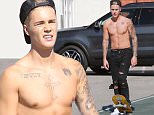 Picture Shows: Justin Bieber  July 22, 2015\n \n Pop star Justin Bieber shows off his skateboarding skills outside a studio in Santa Monica, California.\n \n Non Exclusive\n UK RIGHTS ONLY\n \n Pictures by : FameFlynet UK © 2015\n Tel : +44 (0)20 3551 5049\n Email : info@fameflynet.uk.com
