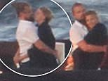 Leonardo DiCaprio with model girlfriend Kelly Rohrbach are seen on a super yacht on July 26, 2015 in Porto Cervo, Sardinia, Italy. Photo BEESCOOP.COM excl