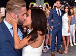 NEW YORK, NY - JULY 28:  Shawn Booth and Kaitlyn Bristowe visit ABC's "Good Morning America" in Times Square on July 28, 2015 in New York City.  (Photo by James Devaney/GC Images)