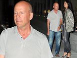 Picture Shows: Emma Heming, Bruce Willis  July 28, 2015\n \n 'Die Hard' star Bruce Willis takes his wife Emma to dinner at Baltaire restaurant in Brentwood, California. \n \n Bruce is currently shooting a new action comedy film about a P.I. whose professional and personal worlds collide after his pet dog is stolen by a notorious gang." \n \n Exclusive - All Round\n UK Rights Only\n \n Pictures by : FameFlynet UK © 2015\n Tel : +44 (0)20 3551 5049\n Email : info@fameflynet.uk.com