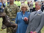29.07.15
Charles The Prince Wales, Patron  and Camilla The Duchess of Cornwall visit the The 134th Sandringham Flower Show
at  Sandringham Estate Norfolk
their meet Zephyr the 4 year old Bald Eagle