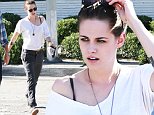 140693, EXCLUSIVE: Kristen Stewart seen leaving Gracias Madre restaurant in LA. Los Angeles, California - Wednesday July 29, 2015. Photograph: Juan Sharma/Bruja, © PacificCoastNews. Los Angeles Office: +1 310.822.0419 sales@pacificcoastnews.com FEE MUST BE AGREED PRIOR TO USAGE