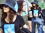 EXCLUSIVE: Salma Hayek and daughter Valentina were spotted enjoying a day at Disneyland in Anaheim, CA. The two spent the whole day at the Magic Kingdom enjoying most of the rides. They were accompanied by friends & family and they all wore promotion shirts for Salma's new movie 'The Prophet' which comes out later this year.\n\nPictured: Salma Hayek, Valentina Paloma Pinault\nRef: SPL1091057  310715   EXCLUSIVE\nPicture by: Sharpshooter Images /Splash\n\nSplash News and Pictures\nLos Angeles: 310-821-2666\nNew York: 212-619-2666\nLondon: 870-934-2666\nphotodesk@splashnews.com\n