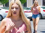 UK CLIENTS MUST CREDIT: AKM-GSI ONLY\nEXCLUSIVE: Calabasas, CA - Ava Sambora gets cheeky in her daisy dukes on a hot day in Calabasas as she and a girlfriend head to lunch at the commons.\n\nPictured: Ava Sambora\nRef: SPL1092841  010815   EXCLUSIVE\nPicture by: AKM-GSI / Splash News\n\n
