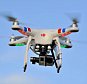 EFHRTM Drone camera in flight, Unmanned Aerial Vehicle, UAV or Drone, aerial photography or filming. Image shot 2015. Exact date unknown.