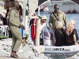 IBIZA, SPAIN - AUGUST 03: Seal is seen taking a boat on August 3, 2015 in Ibiza, Spain. (Photo by Iconic/GC Images)