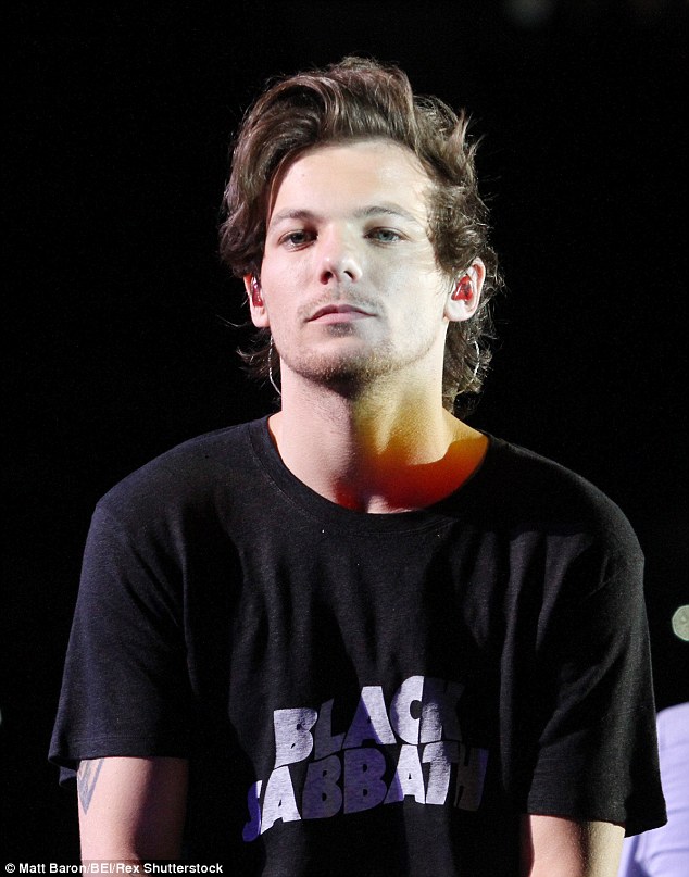 Think again: Louis also denied rumours that new track Drag Me Down is a dig at their former band member