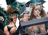 Rihanna sizzles in a costume during kadooment day in Barbados \n\nPictured: Rihanna\nRef: SPL1094151  030815  \nPicture by: Charlie Pitt/246paps/Splash News\n\nSplash News and Pictures\nLos Angeles: 310-821-2666\nNew York: 212-619-2666\nLondon: 870-934-2666\nphotodesk@splashnews.com\n