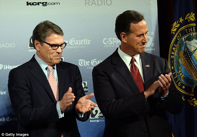 GOLF CLAPS: Former Texas governor Rick Perry and former Pennsylvania senator Rick Santorum will be applauding the top ten from afar on Thursday after they failed to make the cut