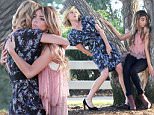 Santa Monica, CA - Sarah Hyland and Julie Bowen getting emotional and animated while on the set on location for their show "Modern Family" filming in Santa Monica.\nAKM-GSI          July 4, 2015\nTo License These Photos, Please Contact :\nSteve Ginsburg\n(310) 505-8447\n(323) 423-9397\nsteve@akmgsi.com\nsales@akmgsi.com\nor\nMaria Buda\n(917) 242-1505\nmbuda@akmgsi.com\nginsburgspalyinc@gmail.com