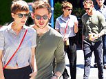 Mandatory Credit: Photo by Buzz Foto/REX Shutterstock (4929907l)\n Kate Mara and Jamie Bell\n Kate Mara and Jamie Bell out and about, New York, America - 05 Aug 2015\n \n