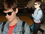 Actress Kate Mara sporting a new pixie cut hairdo is spotted as she arrives at LAX Airport in Los Angeles, Ca\n\nPictured: Kate Mara\nRef: SPL1016177  100815  \nPicture by: IPix211 /London Entertainment\n\nSplash News and Pictures\nLos Angeles: 310-821-2666\nNew York: 212-619-2666\nLondon: 870-934-2666\nphotodesk@splashnews.com\n