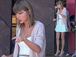 Picture Shows: Taylor Swift  August 10, 2015
 
 Singer Taylor Swift spotted out for lunch with friends in Studio City, California. Taylor was ripped by Miley Cyrus during a recent interview with Miley saying, 'I don't get the violence revenge thing. That's supposed to be a good example?, And I'm a bad role model because I'm running around with my t****** out? I'm not sure how t****** are worse than guns.' 
 
 EXCLUSIVE ALL ROUNDER
 UK RIGHTS ONLY
 FameFlynet UK © 2015
 Tel : +44 (0)20 3551 5049
 Email : info@fameflynet.uk.com