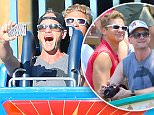EXCLUSIVE: Neil Patrick Harris and his husband David Burtka ride 'California Screaming' at Disneyland's California Adventure. Neil sat on the front seat with a friend of their's while David sat behind them with their tour guide for the day. \nNeil was very excited to ride the ride which actually includes his own voice  and he took a selfie of himself as the ride took off which he smiled and screamed for.\n\nPictured: Neil Patrick Harris and David Burtka\nRef: SPL1099895  130815   EXCLUSIVE\nPicture by: Fern / Splash News\n\nSplash News and Pictures\nLos Angeles: 310-821-2666\nNew York: 212-619-2666\nLondon: 870-934-2666\nphotodesk@splashnews.com\n