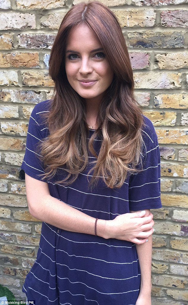 Binky Felstead tries the french hair colouring technique balayage which first came about in the seventies but is seeing something of a rebirth thanks to runway shows and celebrity fans 