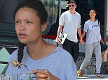Picture Shows: Ol Parker, Thandie Newton  August 11, 2015
 
 'Westworld' actress Thandie Newton and her husband Ol Parker spotted out for lunch at Little Dom's in Los Feliz, California. The pair were all smiles as they held hands while leaving the restaurant. 
 
 Exclusive All Rounder
 UK RIGHTS ONLY
 FameFlynet UK © 2015
 Tel : +44 (0)20 3551 5049
 Email : info@fameflynet.uk.com