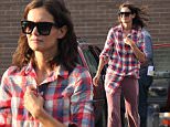 Katie Holmes seen arriving to the "All We Had" movie set outside a Gas Station in Upstate, New York.\n\nPictured: Katie Holmes\nRef: SPL1100486  120815  \nPicture by: Jose Perez \n\nSplash News and Pictures\nLos Angeles: 310-821-2666\nNew York: 212-619-2666\nLondon: 870-934-2666\nphotodesk@splashnews.com\n