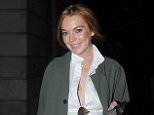 Lindsay Lohan seen stepping out for dinner in London with friends. The Actress was seen heading out for dinner in Mayfair.
Featuring: Lindsay Lohan
Where: London, United Kingdom
When: 13 Aug 2015
Credit: WENN.com
