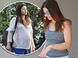 UK CLIENTS MUST CREDIT: AKM-GSI ONLY..West Hollywood, CA - Jessica Biel gets to work on her post baby body with a visit to Rise Movement gym in West Hollywood. The actress' son Silas was born in April to she and hubby Justin Timberlake, and already appears to be shedding the weight quiet well, as she is seen returning to her car after a workout this morning.....Pictured: Jessica Biel..Ref: SPL1102013  130815  ..Picture by: AKM-GSI / Splash News....