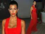 EXCLUSIVE: **PREMIUM EXCLUSIVE RATES APPLY** Kourtney Kardashian looking stunning in a red dress while out for dinner in St Bart's\n\nRef: SPL1105306  210815   EXCLUSIVE\nPicture by: Brian Prahl / Splash News\n\nSplash News and Pictures\nLos Angeles: 310-821-2666\nNew York: 212-619-2666\nLondon: 870-934-2666\nphotodesk@splashnews.com\n