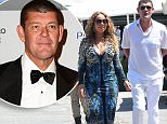 PORTOFINO, ITALY - JUNE 26:  Mariah Carey And James Packer are seen on June 26, 2015 in Portofino, .  (Photo by Photopix/GC Images)
