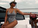 Beyonce on a Boat with Husband Jay-Z and Daughter Blue Ivy Carter