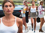 Picture Shows: Hailey Baldwin  August 23, 2015\n \n Model and reality star Hailey Baldwin is spotted out and about in New York City, New York. Hailey recently returned from Mexico where she celebrated her friend Kylie Jenner's 18th birthday.\n \n Non Exclusive\n UK RIGHTS ONLY\n \n Pictures by : FameFlynet UK © 2015\n Tel : +44 (0)20 3551 5049\n Email : info@fameflynet.uk.com