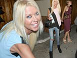 Picture Shows: Tara Reid  August 27, 2015\n \n Tara Reid enjoys a night out at The Nice Guy nightclub in West Hollywood, California.\n \n The 'Sharknado' actress was all smiles as she left the celebrity hot-spot hand in hand with a mystery woman.\n \n Non Exclusive\n UK RIGHTS ONLY\n \n Pictures by : FameFlynet UK © 2015\n Tel : +44 (0)20 3551 5049\n Email : info@fameflynet.uk.com