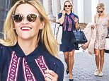 Beverly Hills, CA - Actress, Reese Witherspoon, continues to make the cameras work for her as she promotes her fashion line, Draper James.  She was seen carrying a tote from her line with the very souther line 'Totes Y'all'.  Her beautiful daughter, Ava, was seen with her as they left her office.\nAKM-GSI         August 28, 2015\nTo License These Photos, Please Contact :\nSteve Ginsburg\n(310) 505-8447\n(323) 423-9397\nsteve@akmgsi.com\nsales@akmgsi.com\nor\nMaria Buda\n(917) 242-1505\nmbuda@akmgsi.com\nginsburgspalyinc@gmail.com