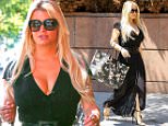 UK CLIENTS MUST CREDIT: AKM-GSI ONLY\nEXCLUSIVE: *PREMIUM EXCLUSIVE* **MUST CALL FOR PRICING** **SHOT ON 8/28/15** Beverly Hills, CA - Blonde bombshell Jessica Simpson looks stunning as she makes her way into Via Alloro to meet with BFF CaCee Cobb for lunch.  Jessica put her ample curves on display in a black dress with a plunging neckline and carrying a swanky Givenchy Antigona Large Shopper Tote.  Rumors have been going around that Jessica maybe releasing new music in the near future.\n\nPictured: Jessica Simpson\nRef: SPL1112925  300815   EXCLUSIVE\nPicture by: AKM-GSI / Splash News\n\n