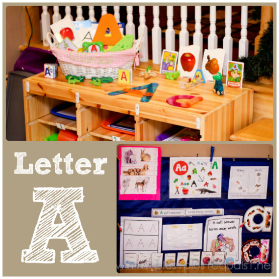 Home Preschool Letter A