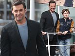 Hugh Jackman and Levi Miller attend a photocall for Pan in Melbourne.\nHugh and Levi posed on top of the Polly Woodside ship sitting in Melbourne's Docklands as they promoted their new movie Pan.\n\nPictured: Hugh Jackman and Levi Miller\nRef: SPL1110637  030915  \nPicture by: Splash News\n\nSplash News and Pictures\nLos Angeles: 310-821-2666\nNew York: 212-619-2666\nLondon: 870-934-2666\nphotodesk@splashnews.com\n