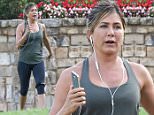 Picture Shows: Jennifer Aniston  September 01, 2015\n \n Newlywed Jennifer Aniston films a workout scene for her new movie "Mother's Day" in Atlanta, Georgia. Jennifer, having just returned from her honeymoon with her new husband Justin Theroux, will be joining fellow A-Listers Julia Roberts and Kate Hudson in this ensemble film.\n \n Non Exclusive\n UK RIGHTS ONLY\n \n Pictures by : FameFlynet UK © 2015\n Tel : +44 (0)20 3551 5049\n Email : info@fameflynet.uk.com