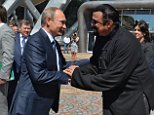Russian President Vladimir Putin (L) shakes hands with US action movie actor Steven Seagal (R) at the Russia's first ever Eastern Economic Forum (EEF) in Vladivostok on September 4, 2015. AFP PHOTO / RIA NOVOSTI / POOL / ALEXEY DRUZHININALEXEY DRUZHININ/AFP/Getty Images