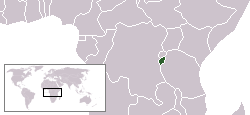 Localisacion du Burundi