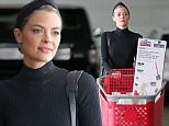 Mother of two, Jaime King, takes advantage of Labor Day sales and loads up on essential cleaning supplies in Los Angeles.\n\nPictured: Jaime King\nRef: SPL1113530  310815  \nPicture by: Splash News\n\nSplash News and Pictures\nLos Angeles: 310-821-2666\nNew York: 212-619-2666\nLondon: 870-934-2666\nphotodesk@splashnews.com\n